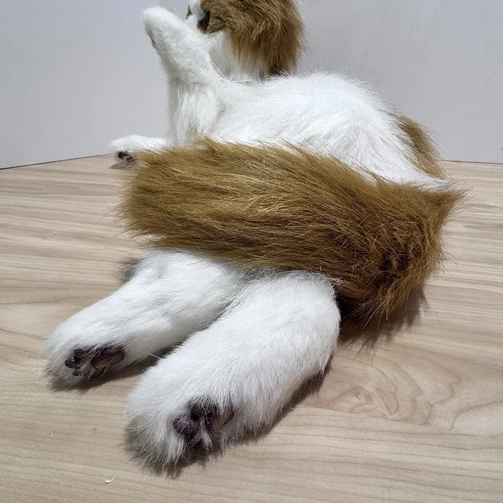 FurReal Friends Orange and White Lulu My Cuddlin Kitty Cat 2008 Tested Works